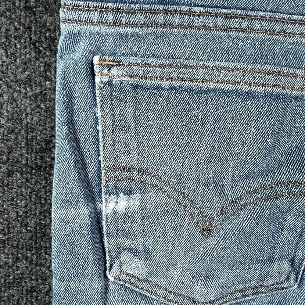 Levi's 547 Orange Tab Jeans 42x30(40x28) USA Made 90s Bootcut Distressed Vintage